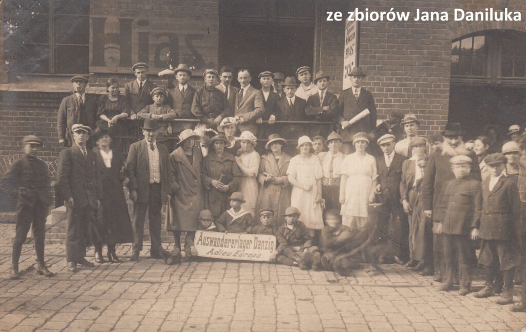 Niezwykłe zdjęcie żydowskich emigrantów w Gdańsku